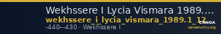 Wekhssere I Lycia Vismara 1989.1 Type 12 — CANOA