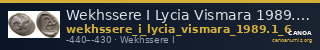 Wekhssere I Lycia Vismara 1989.1 Type 6 — CANOA