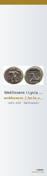 Wekhssere I Lycia Vismara 1989.1 Type 7 — CANOA