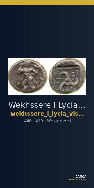 Wekhssere I Lycia Vismara 1989.1 Type 7 — CANOA