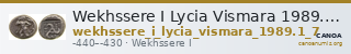 Wekhssere I Lycia Vismara 1989.1 Type 7 — CANOA