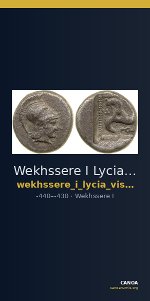 Wekhssere I Lycia Vismara 1989.1 Type 8 — CANOA