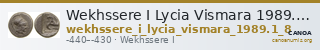 Wekhssere I Lycia Vismara 1989.1 Type 8 — CANOA