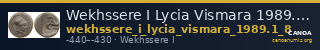 Wekhssere I Lycia Vismara 1989.1 Type 8 — CANOA