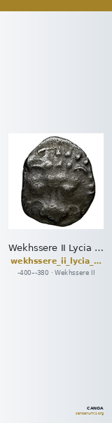 Wekhssere II Lycia Olçay and Mørkholm 1971 8-10 — CANOA