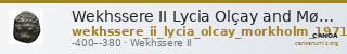 Wekhssere II Lycia Olçay and Mørkholm 1971 8-10 — CANOA