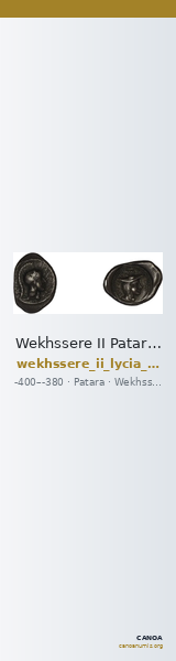 Wekhssere II Patara Vismara 1989.1 Type 13 — CANOA