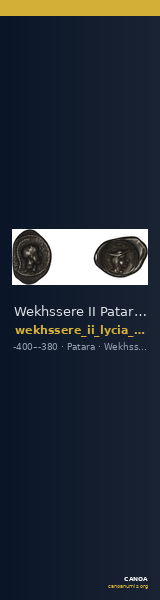 Wekhssere II Patara Vismara 1989.1 Type 13 — CANOA