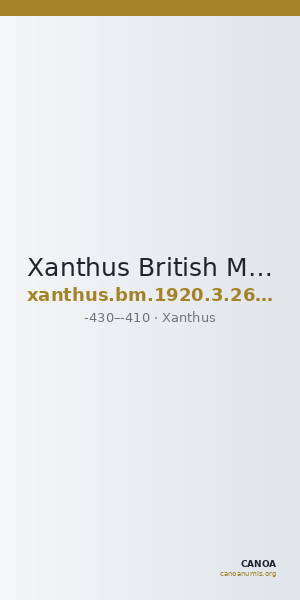 Xanthus British Museum 1920.3.26.17 — CANOA