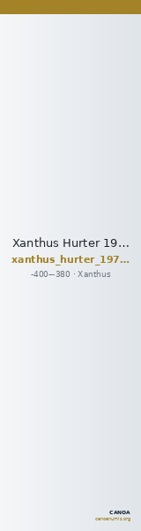 Xanthus Hurter 1979 3 — CANOA