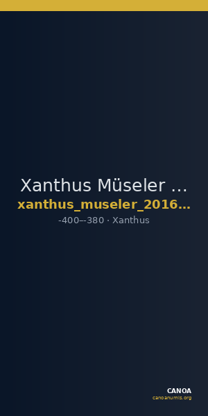 Xanthus Müseler 2016 VII, 41 — CANOA