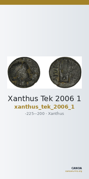 Xanthus Tek 2006 1 — CANOA