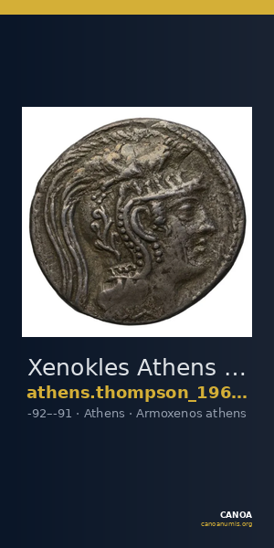 Xenokles Athens Thompson 1961 1066bis-1109 — CANOA