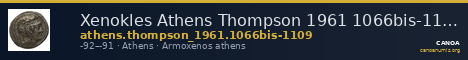 Xenokles Athens Thompson 1961 1066bis-1109 — CANOA