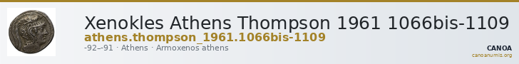 Xenokles Athens Thompson 1961 1066bis-1109 — CANOA