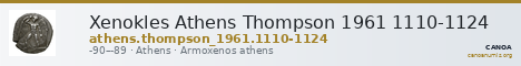 Xenokles Athens Thompson 1961 1110-1124 — CANOA