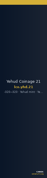 Yehud Coinage 21 — CANOA
