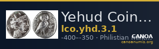 Yehud Coinage 3.1 — CANOA