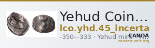 Yehud Coinage 45_incerta — CANOA