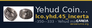 Yehud Coinage 45_incerta — CANOA