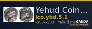 Yehud Coinage 5.1 — CANOA
