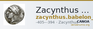 Zacynthus Babelon 1914 1202 — CANOA