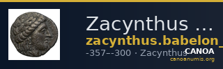 Zacynthus Babelon 1914 1212 — CANOA