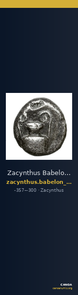 Zacynthus Babelon 1914 1222-3 — CANOA