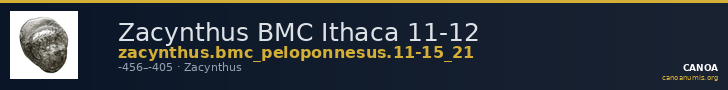 Zacynthus BMC Ithaca 11-12 — CANOA