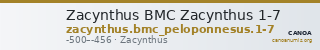 Zacynthus BMC Zacynthus 1-7 — CANOA