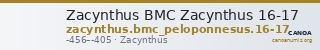 Zacynthus BMC Zacynthus 16-17 — CANOA