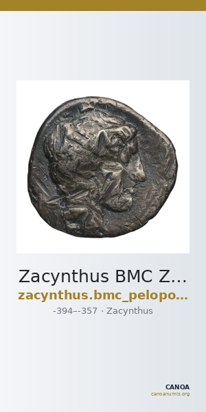 Zacynthus BMC Zacynthus 23-27 — CANOA