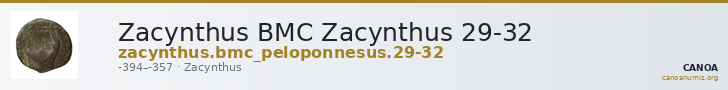Zacynthus BMC Zacynthus 29-32 — CANOA