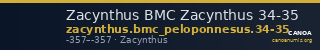 Zacynthus BMC Zacynthus 34-35 — CANOA