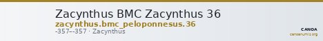 Zacynthus BMC Zacynthus 36 — CANOA