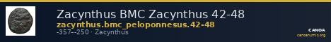 Zacynthus BMC Zacynthus 42-48 — CANOA