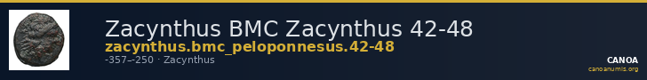 Zacynthus BMC Zacynthus 42-48 — CANOA