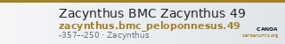 Zacynthus BMC Zacynthus 49 — CANOA