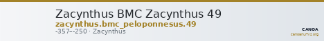 Zacynthus BMC Zacynthus 49 — CANOA
