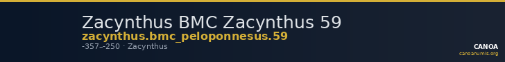 Zacynthus BMC Zacynthus 59 — CANOA