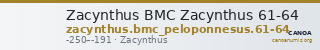 Zacynthus BMC Zacynthus 61-64 — CANOA