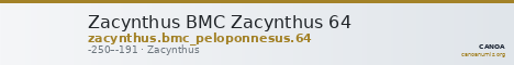Zacynthus BMC Zacynthus 64 — CANOA