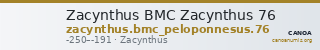 Zacynthus BMC Zacynthus 76 — CANOA