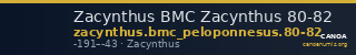 Zacynthus BMC Zacynthus 80-82 — CANOA