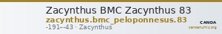 Zacynthus BMC Zacynthus 83 — CANOA