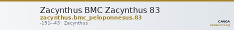 Zacynthus BMC Zacynthus 83 — CANOA