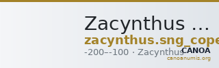 Zacynthus SNG Copenhagen Zacynthus 490-2 — CANOA