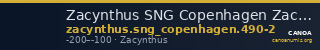 Zacynthus SNG Copenhagen Zacynthus 490-2 — CANOA