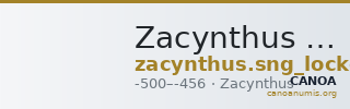Zacynthus SNG Lockett 2475 — CANOA