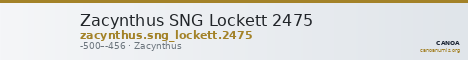 Zacynthus SNG Lockett 2475 — CANOA